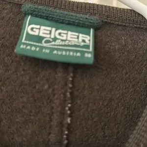 geiger | Jackets & Coats | Vintage Geiger Chocolate Brown Boiled Wool ...